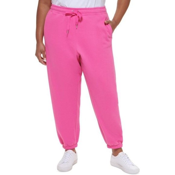 Calvin Klein Performance Women's Plus Activewear Jogger Pants Pink Size 3X NWT - Picture 1 of 3